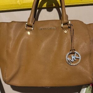 Michael Kors Brown Leather Tote